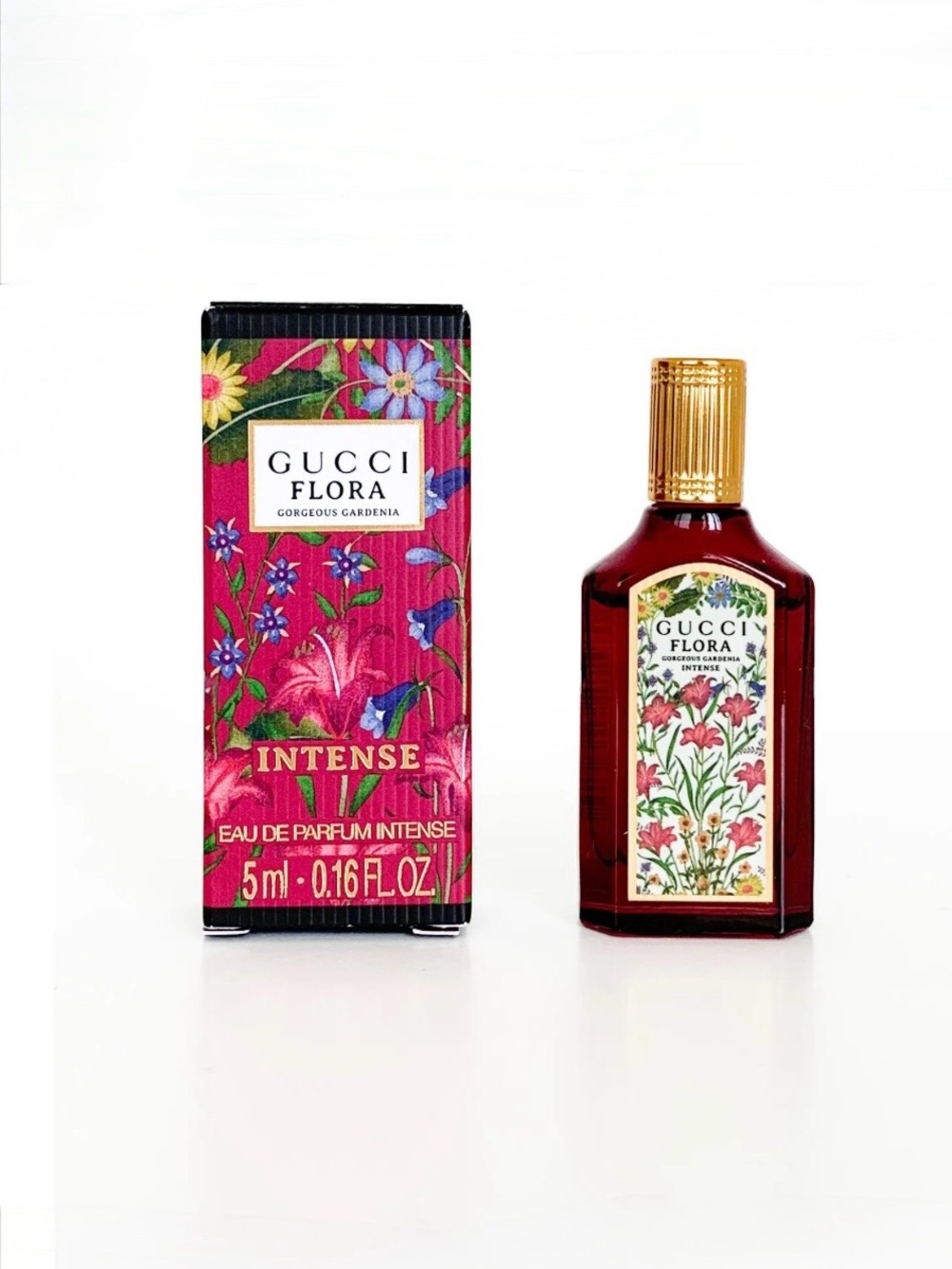 NEW Gucci Flora Gorgeous Gardenia E P Intense Collectible Mini Travel Fragrance